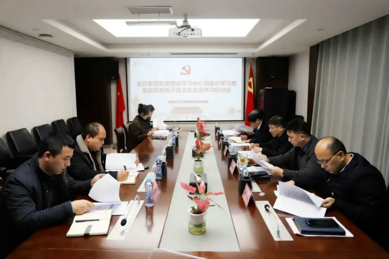 集團召開集團黨委班子民主生活會學習研討會